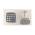 Square Cufflinks w/ Rivet Design